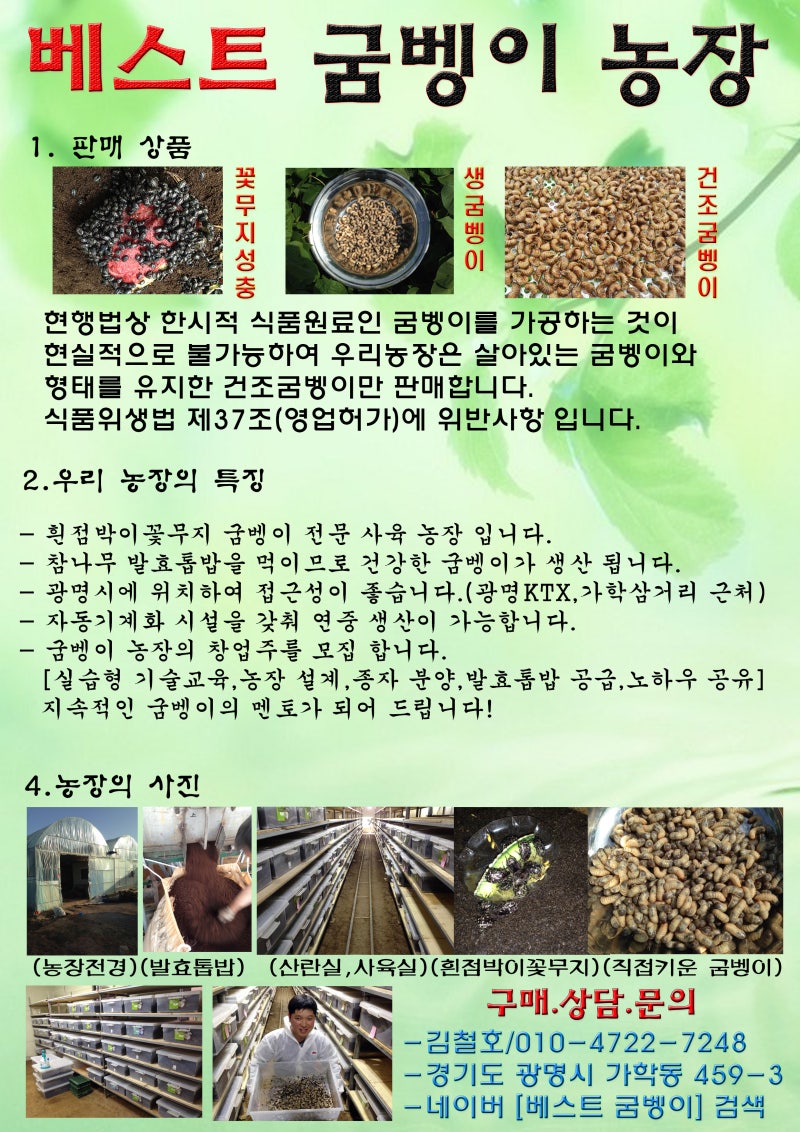 210602 성충 판매, 톱밥 발효 판매, 배지 착용, 민달팽이 판매 3