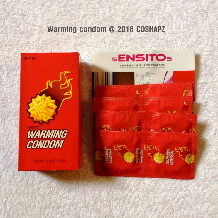[엔시토]워밍콘돔 레드(Warming condom) /콘돔 후기/콘돔 추천