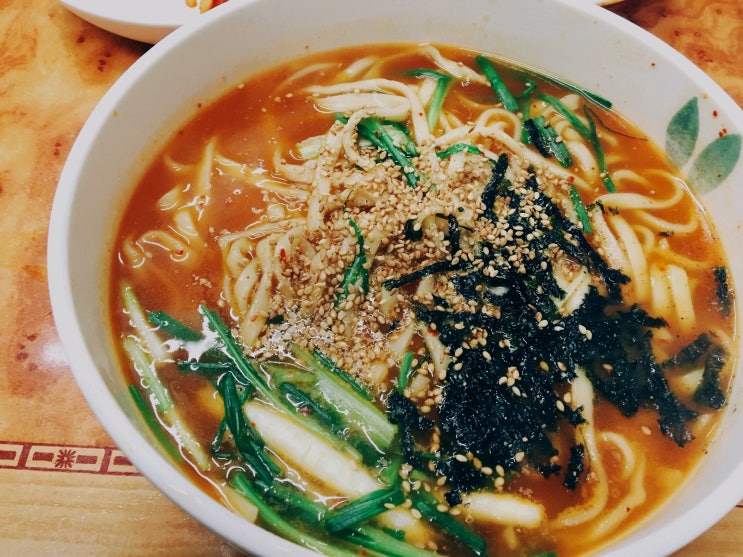 강릉 장칼국수. 강릉 장칼국수.