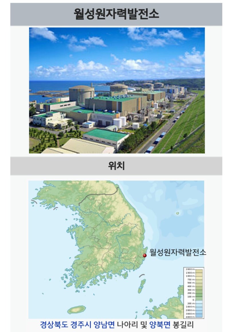 월성원자력발전소 위치및 정보 : 네이버 블로그