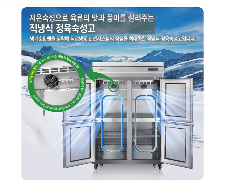  [천안 태성유통] 우성 정육 숙성고 25,30,45박스(고기 숙성냉장고) 제품 설명