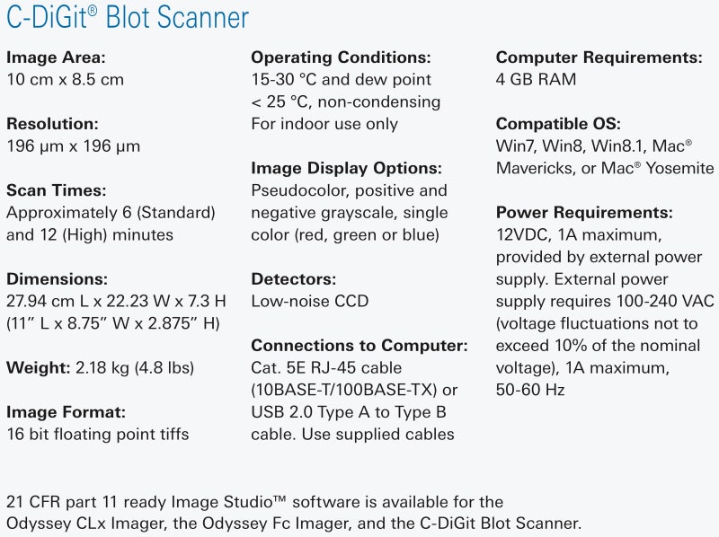 Li-Cor]-C-DiGit Blot Scanner / 가장 저렴한 가격, 믿을 수 있는 Data / 초소형  Chemiluminescence Imaging Sys.-[엔바이오랩] : 네이버 블로그