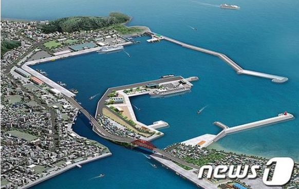속초항  크루즈 입항