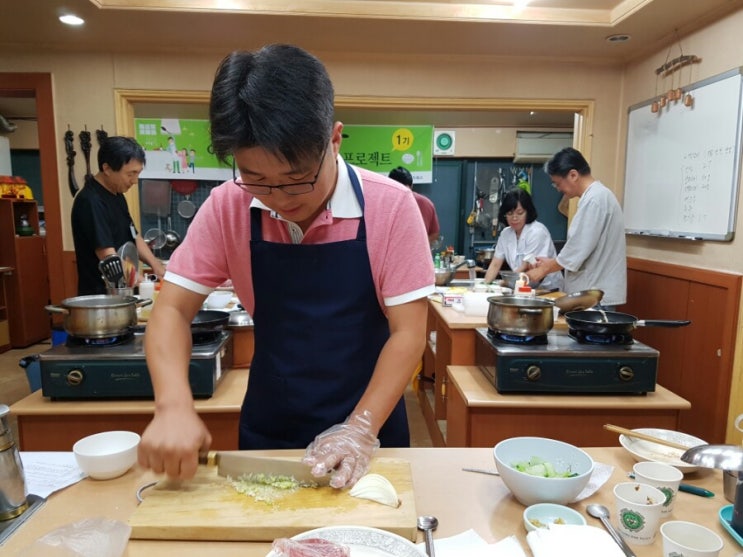 아빠들의 집밥프로젝트. 떡갈비와 들깨된장국