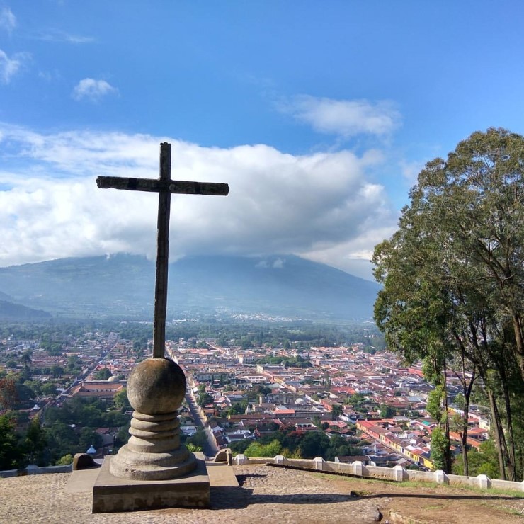 과테말라(안티구아) 한 눈에 내려다 볼 수 있는곳?(Cerro de la cruz)