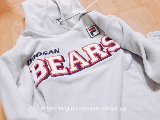  #위팬 두산베어스 FILA 벤치 Hood T-Shirts