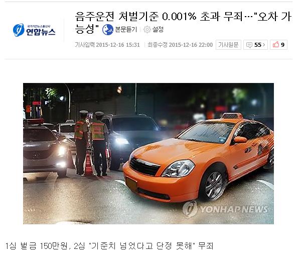  면허취소 구제, 위드마크 공식에 따라 음주수치를 갓 넘긴 경우 구제될 수 있을까?
