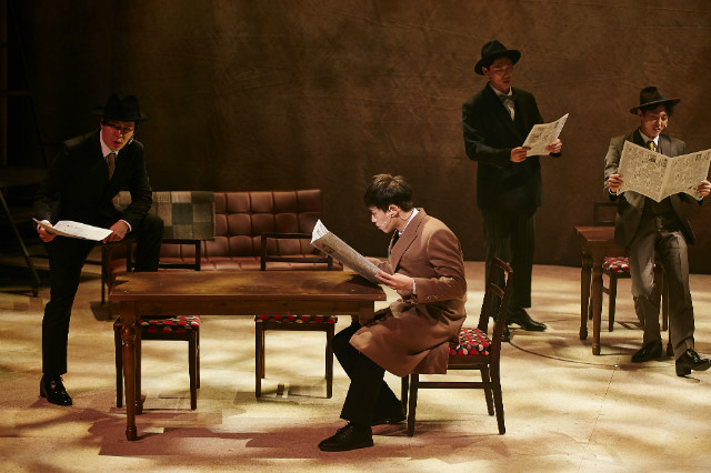 1930년대 문인들의 이야기를 무대로, 뮤지컬 '팬레터' 프레스콜 1930년대 문인들의 이야기를 무대로, 뮤지컬 '팬레터' 프레스콜