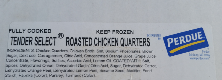  Roasted Chicken Quarters
