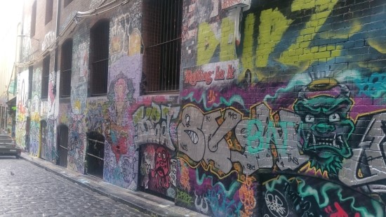 [멜번]낙서해서 미안하다 사랑한다? 미사거리(Hosier lane)
