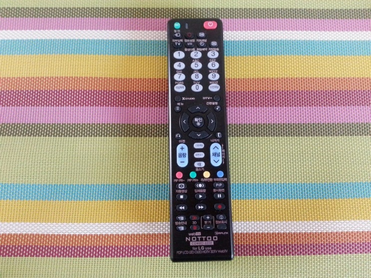  무설정 엘지 LG 티비 전용 만능리모컨