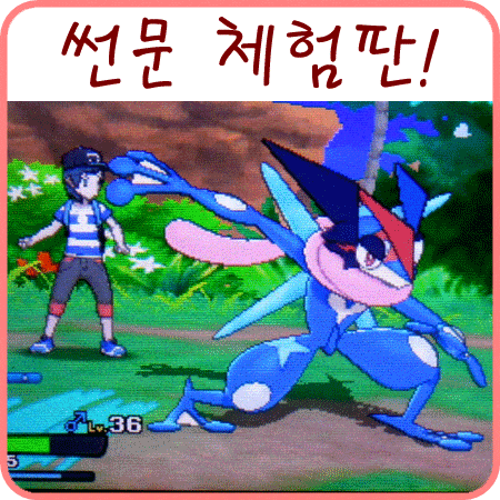  포켓몬스터 썬 문 체험판, 지우 개굴닌자 멋져요!