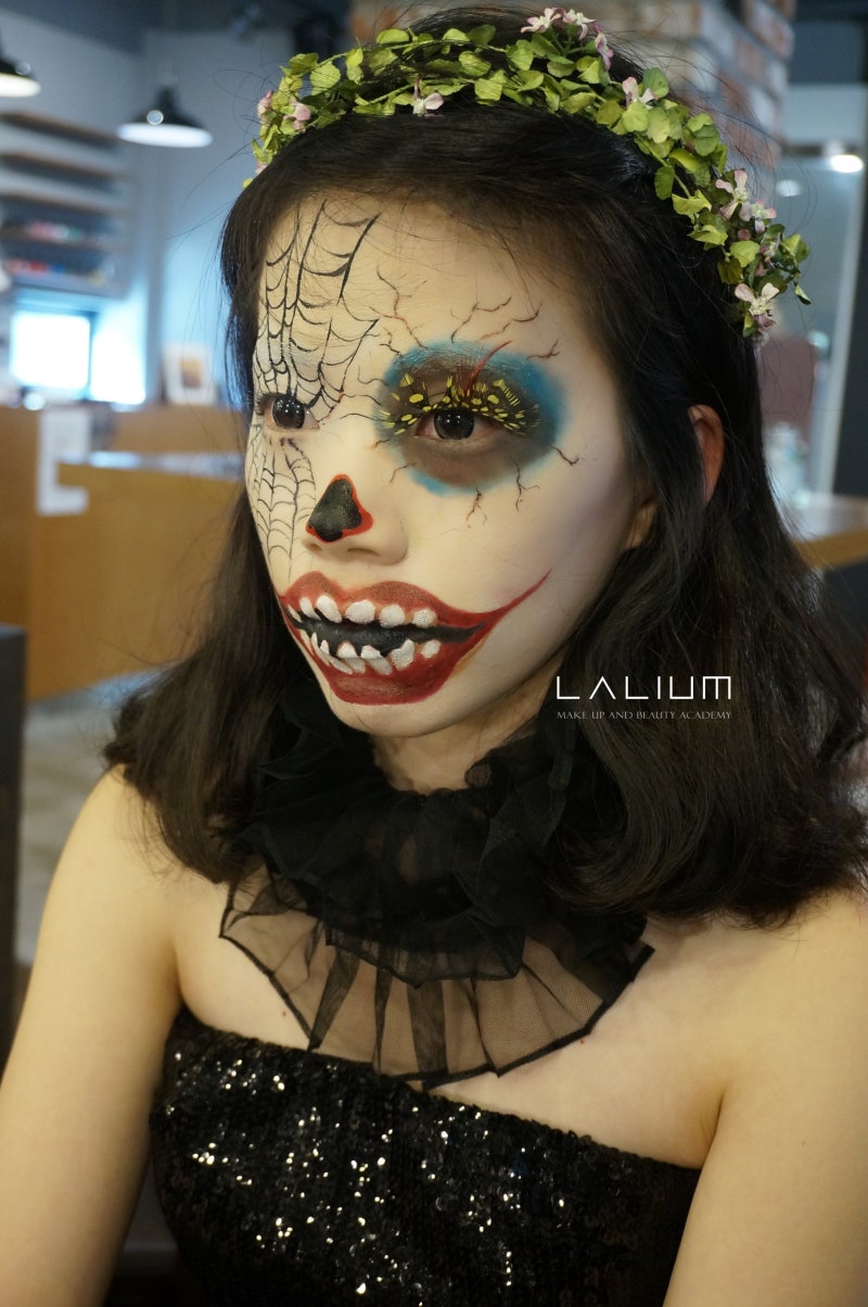부산할로윈파티메이크업\u0026분장 in LALIUM : 네이버 블로그, image size:800x1204