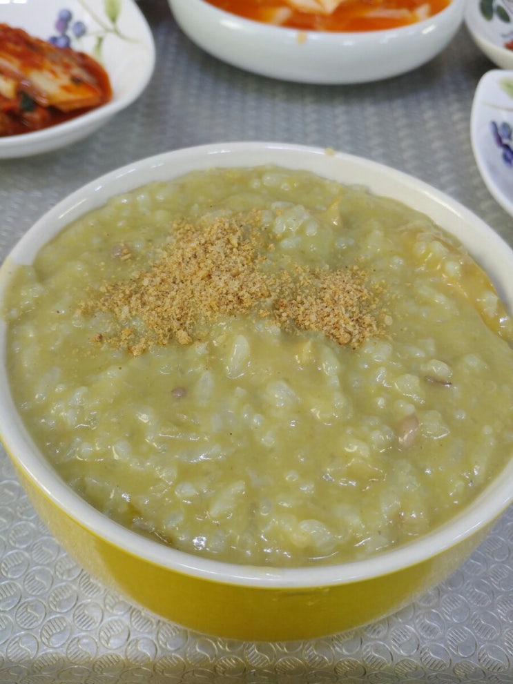   유화초전복죽