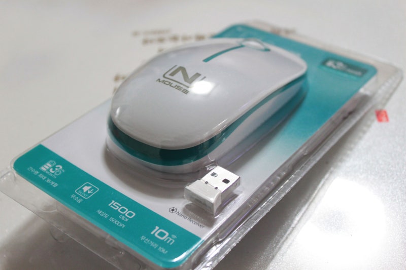 '무소음 마우스' 스카이디지탈 무선 광마우스 NMOUSE W42 LED 개봉기 : 네이버 블로그