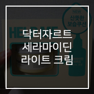  닥터자르트 세라마이딘 라이트 크림 리뷰/ 닥터자르트 / 세라마이딘 라이트 크림