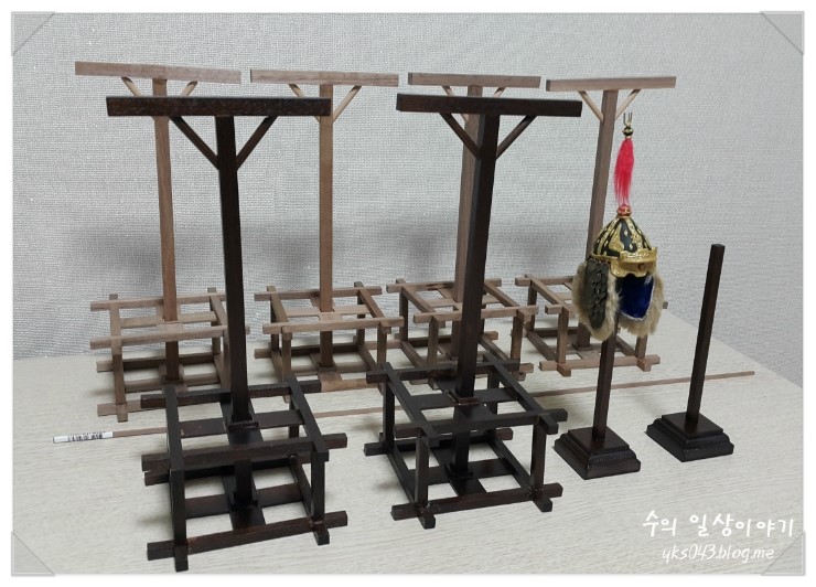  [조선시대 갑주] 햇대 제작기(4) : 도색 샘플