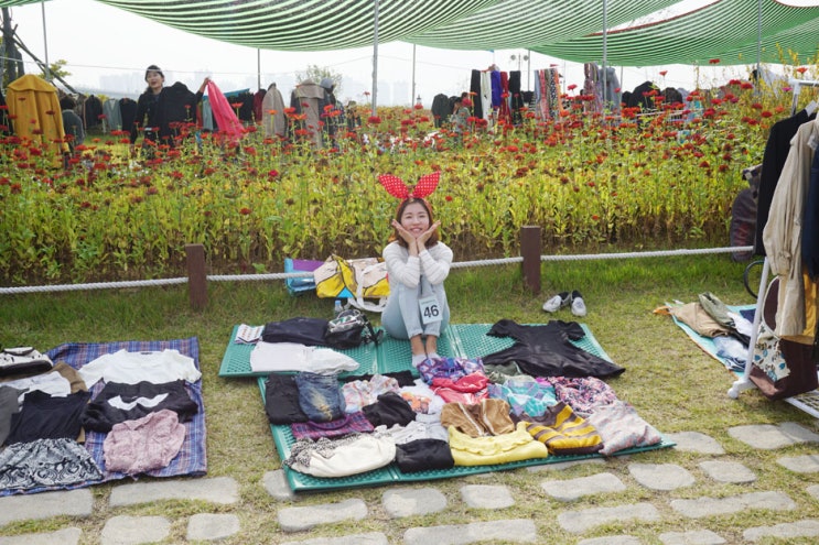  삼패한강공원, 남양주 점프벼룩시장, 재밌었던 첫 셀러 참여
