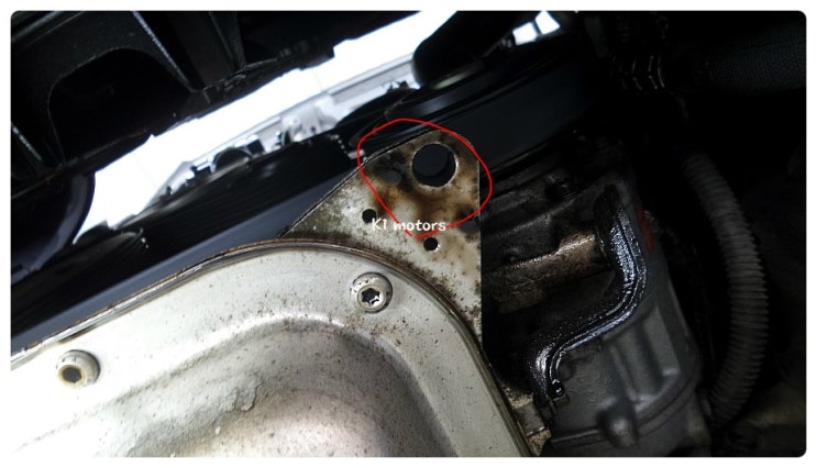  아우디 A7 3.0 TDI 엔진오일누유 수리 K1모터스 
