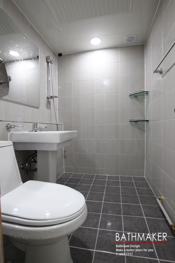 저렴한 욕실 리모델링 비용으로 깔끔하게 변신한 용인 인정프린스 아파트 욕실 리모델링