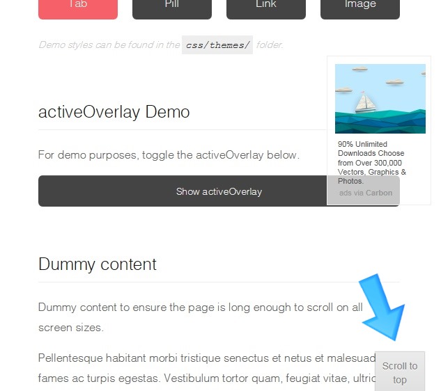scrollUp jQuery plugin scrollUp jQuery plugin