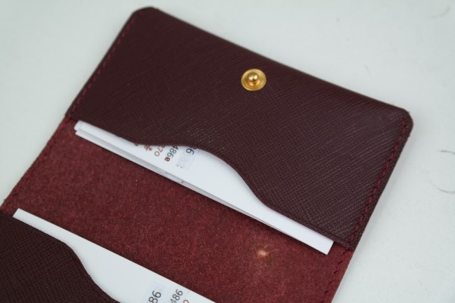 부산가죽공예 레더애] 간단 명함 지갑 만들기 _ 패턴공유(종료) : 네이버 블로그