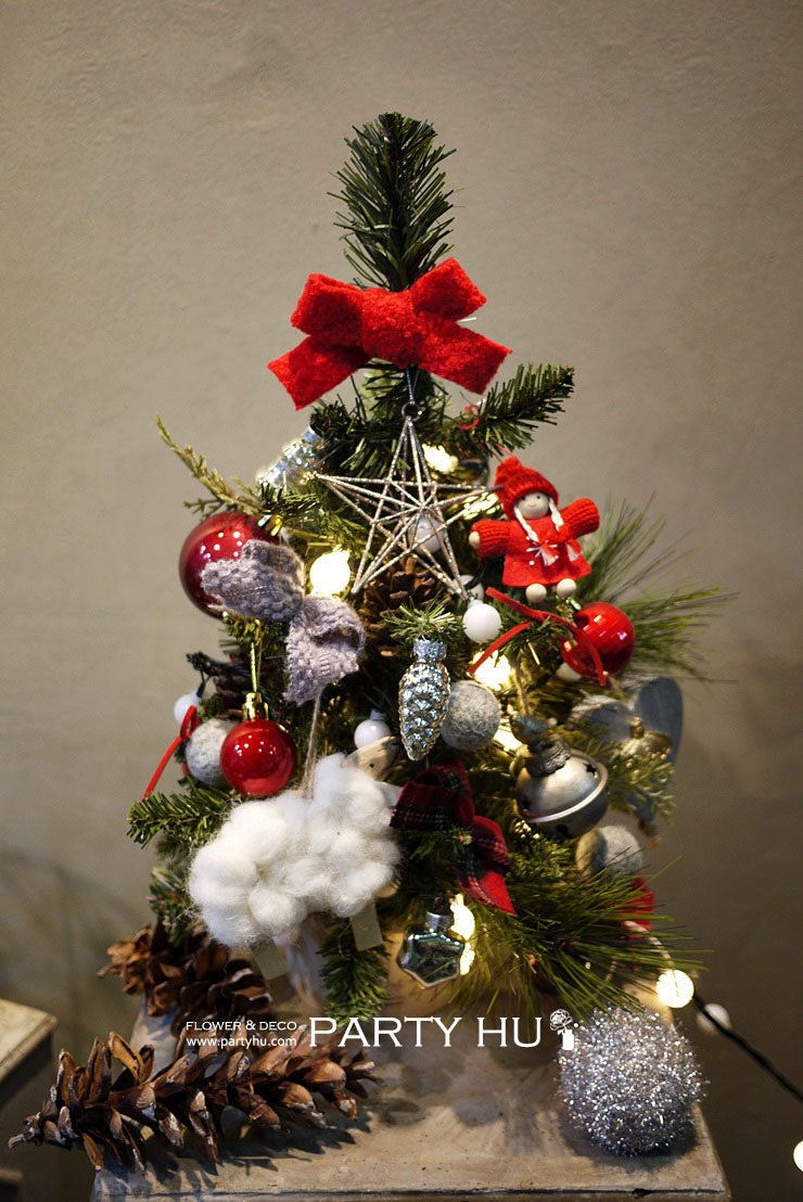 크리스마스 트리 45센티 미니트리 레드 : 네이버 블로그