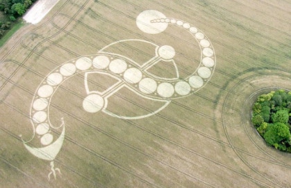 크롭 서클(Crop Circle)과 아이스 서클(Ice Circle) : 네이버 블로그