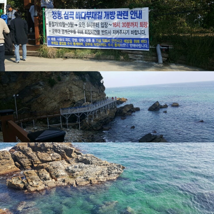 정동진후아유게스트하우스 바다부채길을 탐방하고 오다!~바다뷰 정말 멋있는 바다부채길