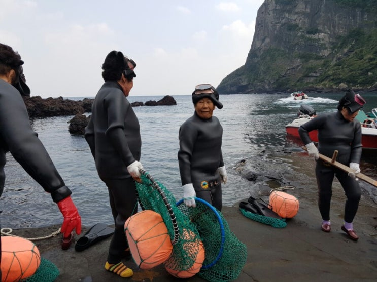 성산일출봉 해녀할망공연