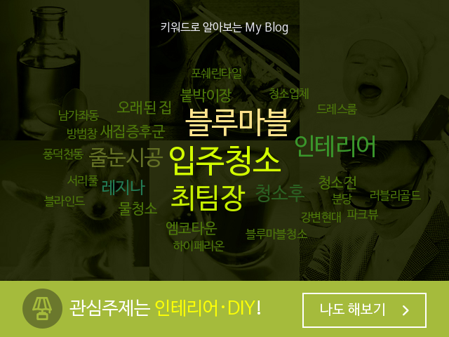  내 블로그는 한마디로 뭐다?