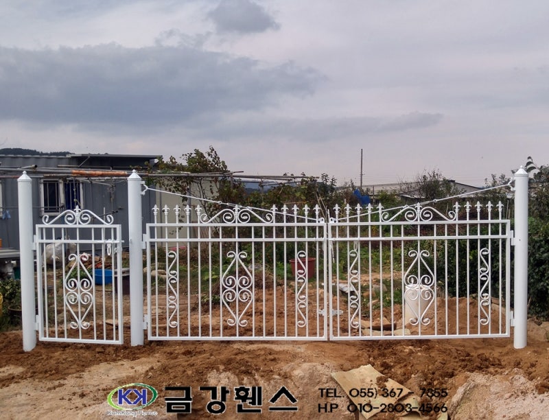 [대문 설치] 경주시 외동 전원주택 디자인휀스 시공 현장입니다. : 네이버 블로그