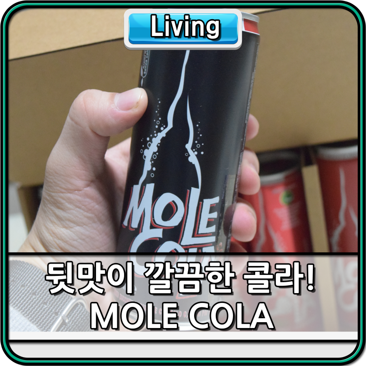 어린이용으로도 손색없는 탄산음료! 몰레콜라
