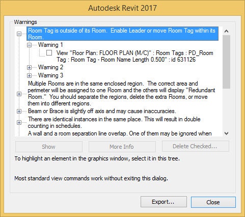 레빗(revit) 프로젝트 내에 있는 모든 경고(warnings) 확인하기 : 네이버 블로그