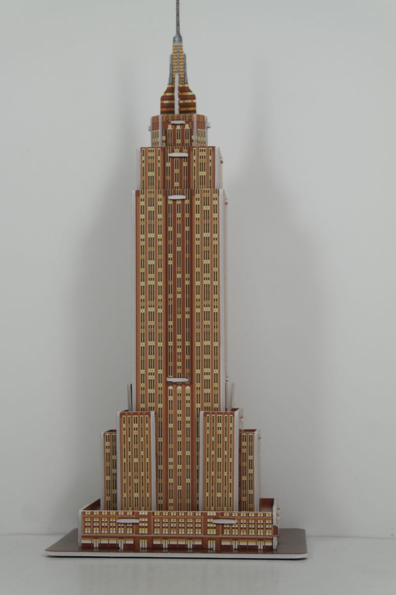 미국의 부와 번영을 상징하는 엠파이어스테이트 빌딩 미니입체퍼즐입니다. : 네이버 블로그