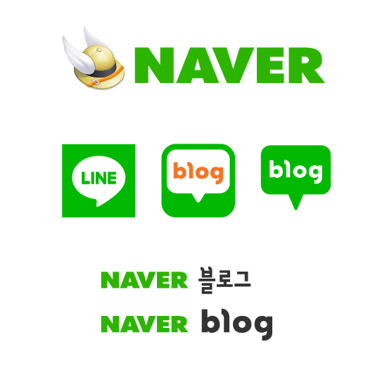 네이버 블로그 로고 Ai 파일 네이버 블로그