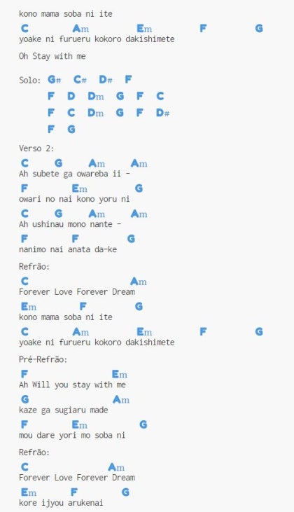 X Japan 엑스재팬 Forever Love Last Love 가요코드 듣기 악보 가사 해석 네이버 블로그