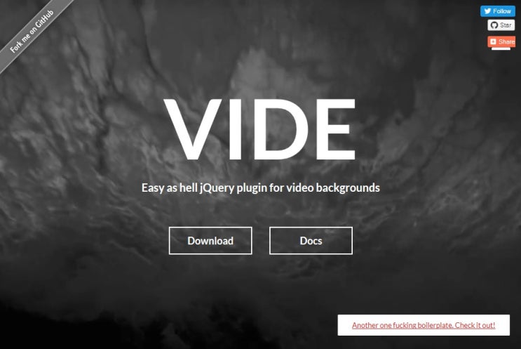 jQuery plugin for video backgrounds