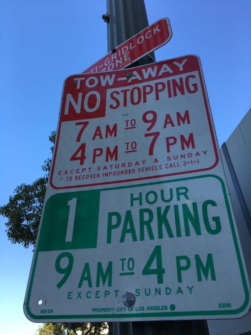 미국_도로 주차 표지판 공부 : 네이버 블로그