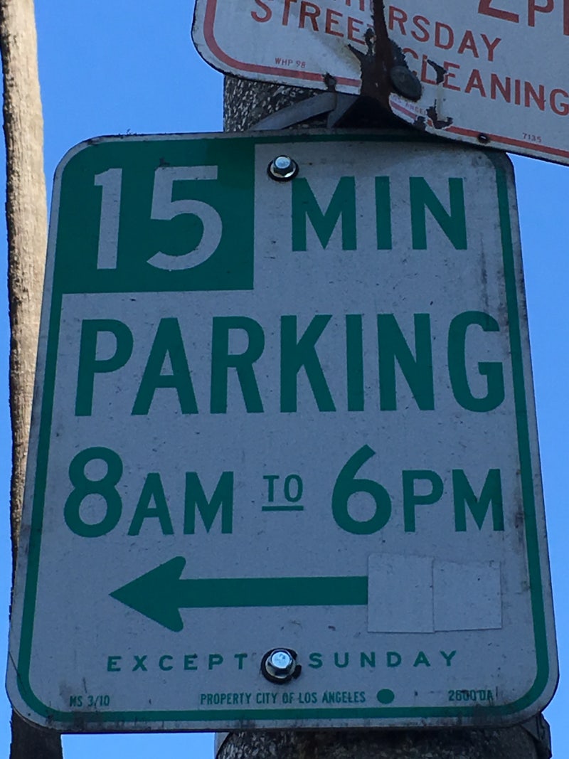 미국_도로 주차 표지판 공부 : 네이버 블로그