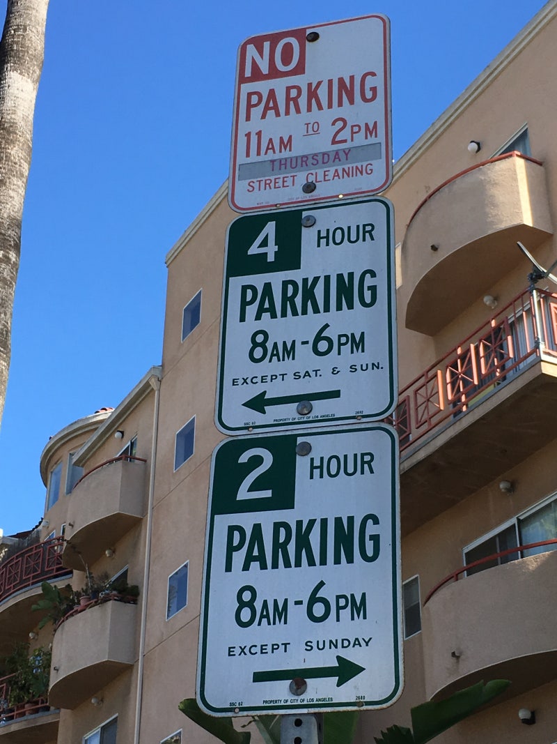 미국_도로 주차 표지판 공부 : 네이버 블로그