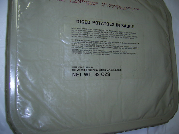  Diced Potatoes in Sauce