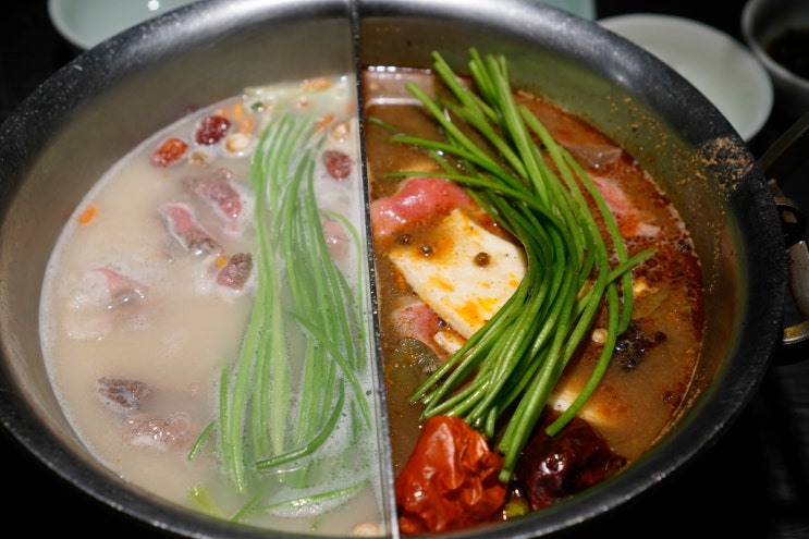  대만에서 처음 맛본 훠궈 다안역근처 Top one pot