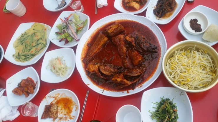  코다리찜이 아주 쥑이네예