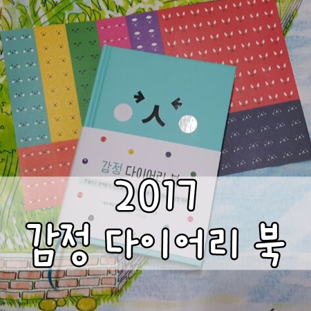  2017다이어리 감정 다이어리 북 다이어리꾸미기 쉬워요