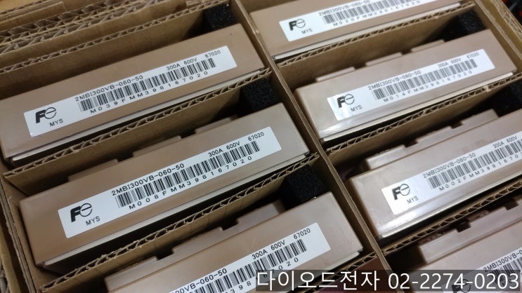  [재고보유] 2MBI300VB-060-50 , FUJI 2PACK IGBT 다이오드전자