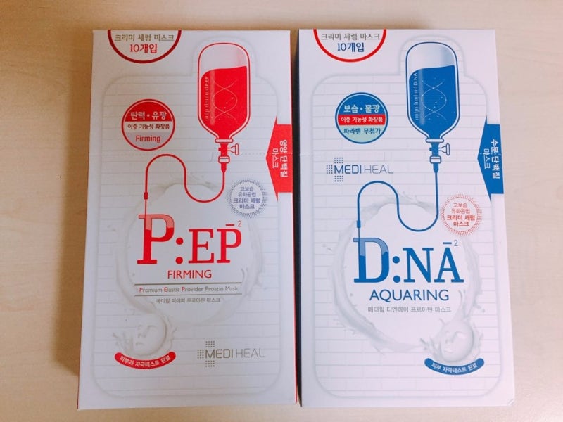 [기초] 마이크팩 : 메디힐 디엔에이 프로아틴 마스크, 메디힐 피이피 프로아틴 마스크