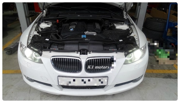 BMW328i 엔진오일이 새는 고장 수리합니다.K1모터스