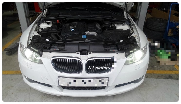  BMW328i 엔진오일이 새는 고장 수리합니다.K1모터스