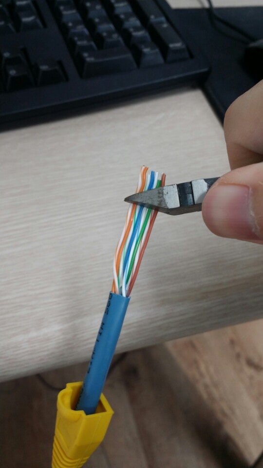 랜선 만들기, UTP RJ45 색깔순서 만드는 과정 : 네이버 블로그 랜선 만들기, Utp Rj45 색깔순서 만드는 과정 : 네이버 블로그